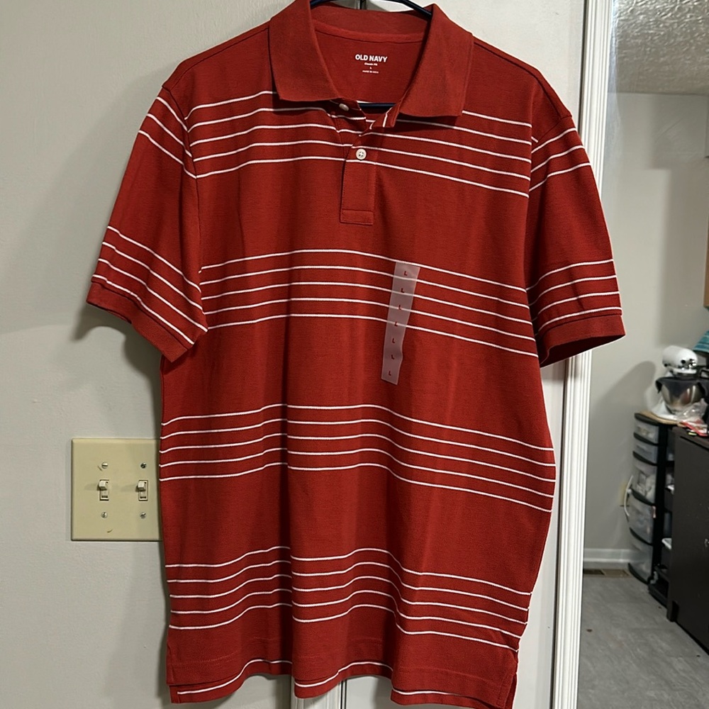 Old navy Men’s Large stripe polo